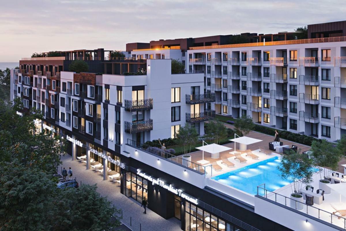 Apartament Z Wellness Nadmorskie Tarasy Kolobrzeg Bagian luar foto