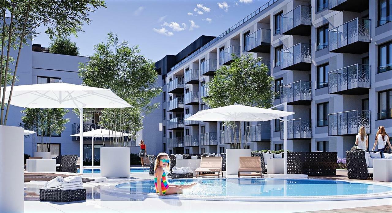 Apartament Z Wellness Nadmorskie Tarasy Kolobrzeg Bagian luar foto