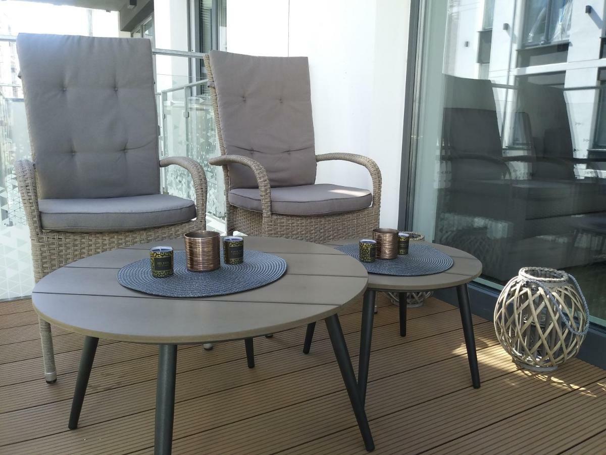 Apartament Z Wellness Nadmorskie Tarasy Kolobrzeg Bagian luar foto