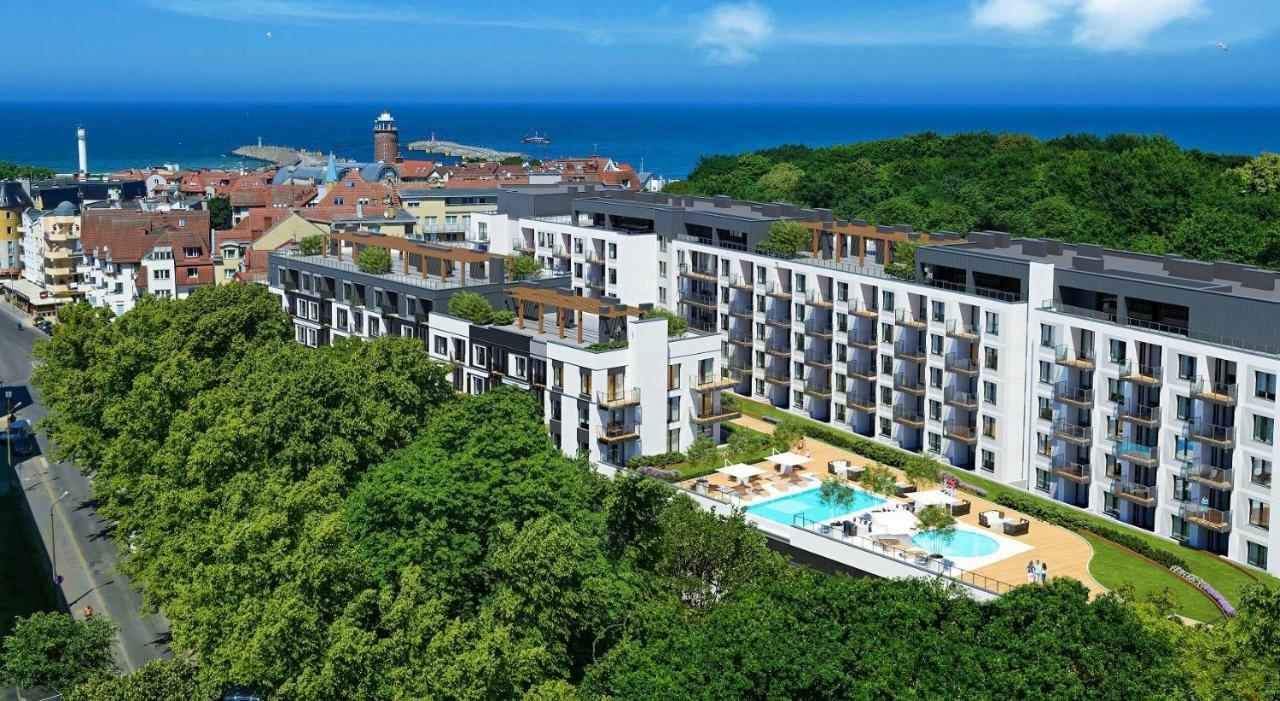 Apartament Z Wellness Nadmorskie Tarasy Kolobrzeg Bagian luar foto